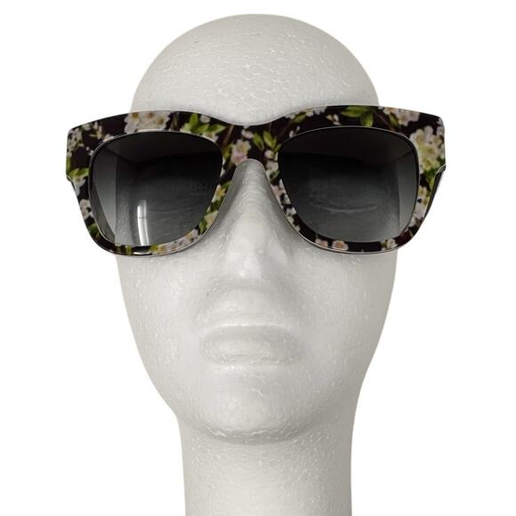 Dolce & Gabbana Floral Print Rectangle Sunglasses w/ matching case - Picture 9 of 9